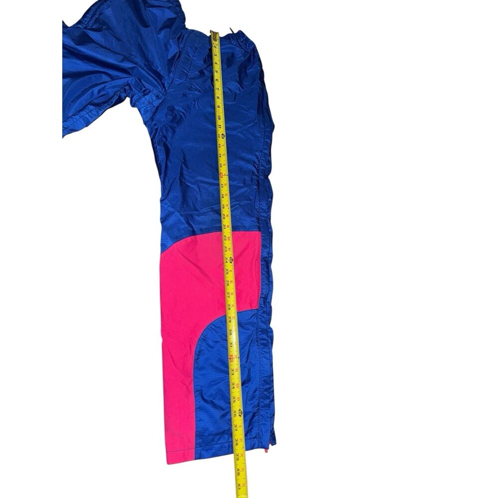 Vintage 90s Montbell Ski Pants Neon Colorblock Mountaineering GORPCORE Full Zip - Picture 7 of 11